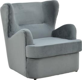 Pakketo Regalo Πολυθρόνα Relax Βελούδινη Ανθρακί 75x88x85cm 392-000009