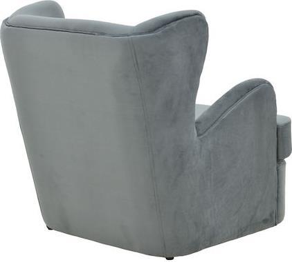Pakketo Regalo Πολυθρόνα Relax Βελούδινη Ανθρακί 75x88x85cm 392-000009