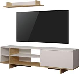 Pakketo Saloon Σύνθετο Σαλονιού Λευκή-Oak Μ160xΒ35.5xΥ44cm 119-001227