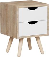 Pakketo Selma Κομοδίνο Ξύλινο Μπεζ 29.7x29.7x45cm 370-000024