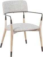 Pakketo Sentana Πολυθρόνα Μπεζ-Καφέ 56.5x56x79cm 332-000040