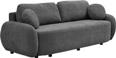 Pakketo Sereno Τριθέσιος Καναπές Κρεβάτι Ανθρακί 233x91x82cm 074-000073