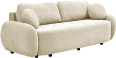Pakketo Sereno Τριθέσιος Καναπές Κρεβάτι Μπεζ 233x91x82cm 074-000074