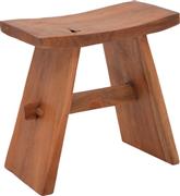 Pakketo Shogun Σκαμπό Σαλονιού Ξύλινο Καφέ 46x28x46cm 338-000017