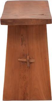 Pakketo Shogun Σκαμπό Σαλονιού Ξύλινο Καφέ 46x28x46cm 338-000017