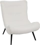 Pakketo Silla Πολυθρόνα Λευκή 97x80x100cm 110-000079