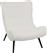Pakketo Silla Πολυθρόνα με Υποπόδιο Λευκή 97x80x100cm 110-000095