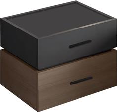 Pakketo Sonlen Κομοδίνο Ξύλινο Καφέ 60x40x44.5cm 072-000104