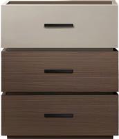 Pakketo Sonlen Κομοδίνο Ξύλινο Καφέ 60x40x66cm 072-000106