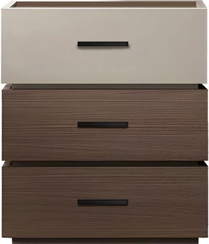 Pakketo Sonlen Κομοδίνο Ξύλινο Καφέ 60x40x66cm 072-000106