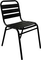 Pakketo Sussie Καρέκλα Εξωτερικού Χώρου Μεταλλική Μαύρη 45x62x76cm 51850120
