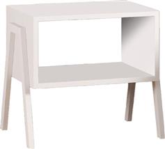 Pakketo Taffa Κομοδίνο Ξύλινο Λευκό 49x35x49cm 197-000265