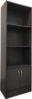 Pakketo Tekaro Βιβλιοθήκη Ανθρακί Απόχρωση 57x33x180cm 383-000008