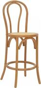 Pakketo Thonet Σκαμπό Μπαρ Ξύλινο Φυσικό Ξύλο Οξιάς-Rattan 41x50x105cm 263-000039