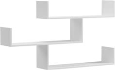 Pakketo Tiber Ράφι Τοίχου Λευκό 120x22x67cm 230-000244