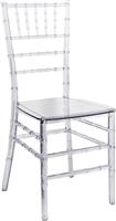 Pakketo Tiffany Καρέκλα Catering Πολυπροπυλενίου Διάφανο 38.5x46x88cm 326-000011