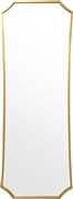 Pakketo Torfu Καθρέπτης Τοίχου Ολόσωμος με Χρυσό Μεταλλικό Πλαίσιο 165x56cm 233-000022