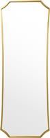 Pakketo Torfu Καθρέπτης Τοίχου Ολόσωμος με Χρυσό Μεταλλικό Πλαίσιο 165x56cm 233-000022