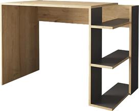 Pakketo Toska Επαγγελματικό Γραφείο Ξύλινο Oak-Ανθρακί 114x56x76cm 197-000272