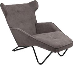 Pakketo Totely Πολυθρόνα Γκρι 74.5x122x90cm 255-000055