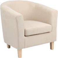 Pakketo Tronmo Πολυθρόνα Μπεζ 75x69x75cm 255-000054