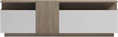 Pakketo Vendora Έπιπλο Τηλεόρασης Ξύλινο Sonoma-Λευκό 150x29.5x46.3cm 230-000122