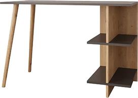 Pakketo Volet Επαγγελματικό Γραφείο Ξύλινο Oak-Ανθρακί 114x56x76cm 197-000274