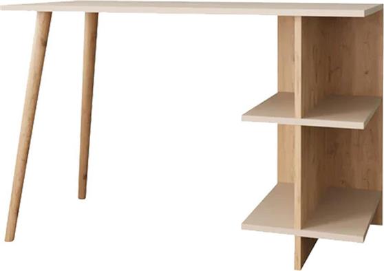 Pakketo Volet Επαγγελματικό Γραφείο Ξύλινο Oak-Sandstone 114x56x76cm 197-000275