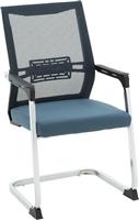 Pakoworld Chromatic Καρέκλα Επισκέπτη με Μπράτσα σε Μπλε Χρώμα 48x51x98cm 254-000002