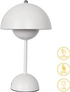 Pakoworld Creative Επιτραπέζιο Διακοσμητικό Φωτιστικό LED Μπαταρίας σε Λευκό Χρώμα 42718998