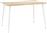 Pakoworld Cuba Τραπέζι Τραπεζαρίας Ξύλινο με Μεταλλικό Σκελετό 120x80x75cm 127-000139