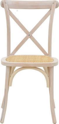 Pakoworld Dylon Καρέκλα Καφενείου Ξύλινη White Wash 48x52x89cm 263-000021