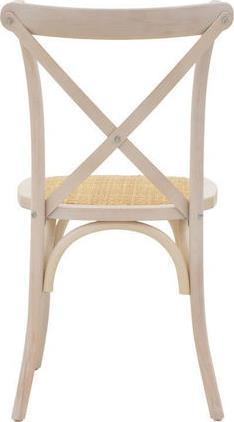 Pakoworld Dylon Καρέκλα Καφενείου Ξύλινη White Wash 48x52x89cm 263-000021