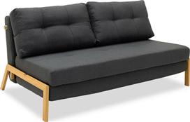Pakoworld Fancy Διθέσιος Καναπές Κρεβάτι Ανθρακί 150x92x77cm 024-000010