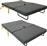 Pakoworld Fancy Διθέσιος Καναπές Κρεβάτι Ανθρακί 150x92x77cm 024-000010