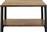 Pakoworld Glen Ορθογώνιο Τραπεζάκι Σαλονιού από Μασίφ Ξύλο Καρυδί-Καφέ 79x49x50cm