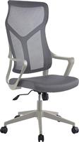 Pakoworld Καρέκλα Διευθυντική με Ανάκλιση Flexibility Mend Γκρι 254-000005