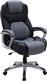 Pakoworld Καρέκλα Διευθυντική με Ανάκλιση και Ρυθμιζόμενα Μπράτσα Lockie Γκρι 076-000014