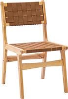 Pakoworld Καρέκλα Εξωτερικού Χώρου Ξύλινη Ridley Καφέ 48.5x61x87cm 236-000008