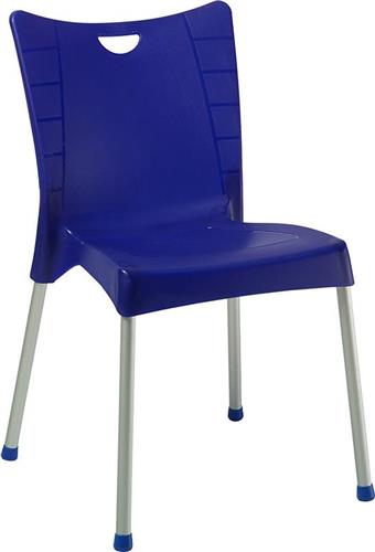 Pakoworld Καρέκλα Εξωτερικού Χώρου Πλαστική Crafted Μπλε 50x55x83cm 253-000038