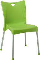 Pakoworld Καρέκλα Εξωτερικού Χώρου Πλαστική Crafted Πράσινη 50x55x83cm 253-000039