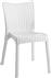 Pakoworld Καρέκλα Εξωτερικού Χώρου Πολυπροπυλενίου Confident Λευκή 50x55x83cm 253-000040