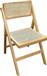 Pakoworld Καρέκλα Εξωτερικού Χώρου Yoko Ξύλινη Μπεζ 45x54x81cm 167-000014