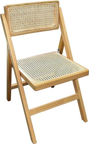 Pakoworld Καρέκλα Εξωτερικού Χώρου Yoko Ξύλινη Μπεζ 45x54x81cm 167-000014