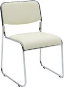 Pakoworld Καρέκλα Επισκέπτη Asher σε Λευκό Χρώμα 45x50x78cm 217-000029