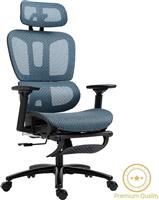 Pakoworld Καρέκλα Γραφείου με Ανάκλιση και Ρυθμιζόμενα Μπράτσα Verdant Μπλε 256-000002