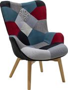 Pakoworld Kido Πολυθρόνα Patchwork 72x75x99cm 046-000001