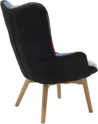 Pakoworld Kido Πολυθρόνα Patchwork 72x75x99cm 046-000001