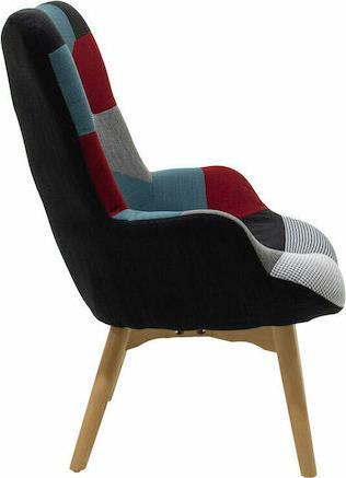 Pakoworld Kido Πολυθρόνα Patchwork 72x75x99cm 046-000001