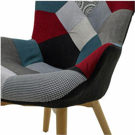 Pakoworld Kido Πολυθρόνα Patchwork 72x75x99cm 046-000001